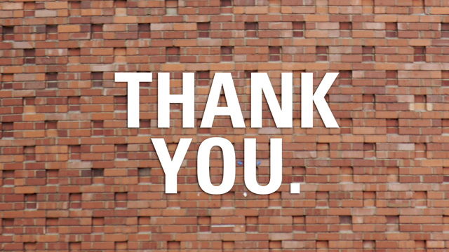 Thank you